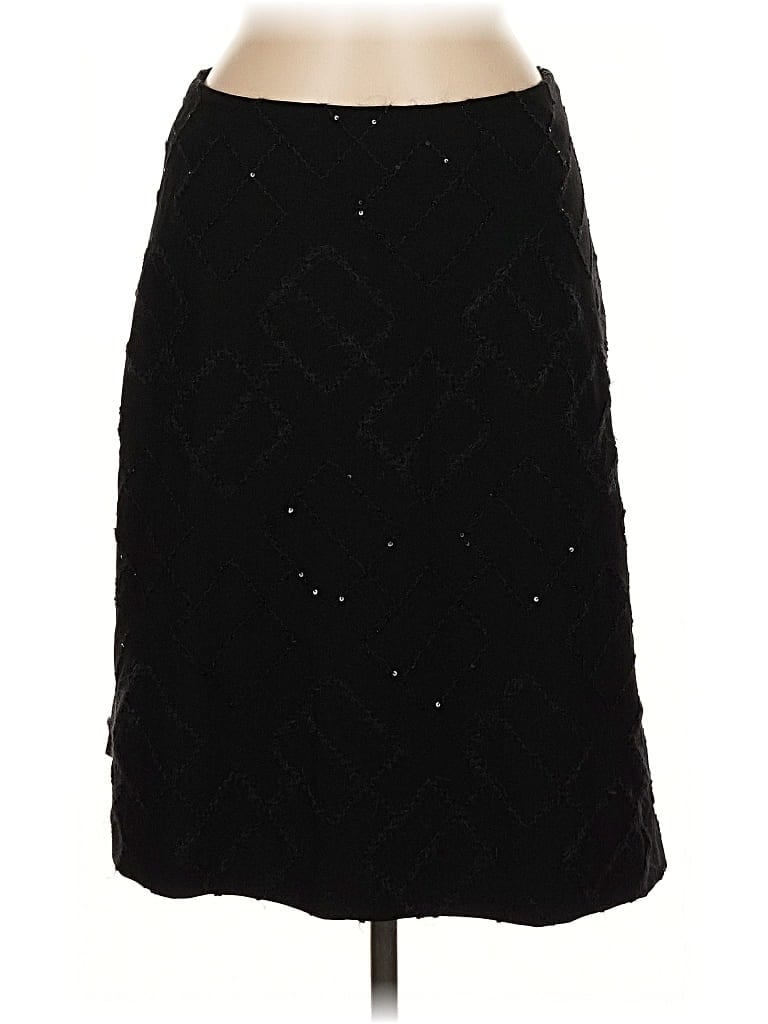 Pre-owned Piazza Sempione Wool Skirt In Black