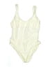 Robin Piccone Tweed Ivory One Piece Swimsuit Size 10 - photo 1