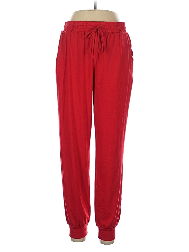 Pre-owned Unbranded Casual Pants In Red