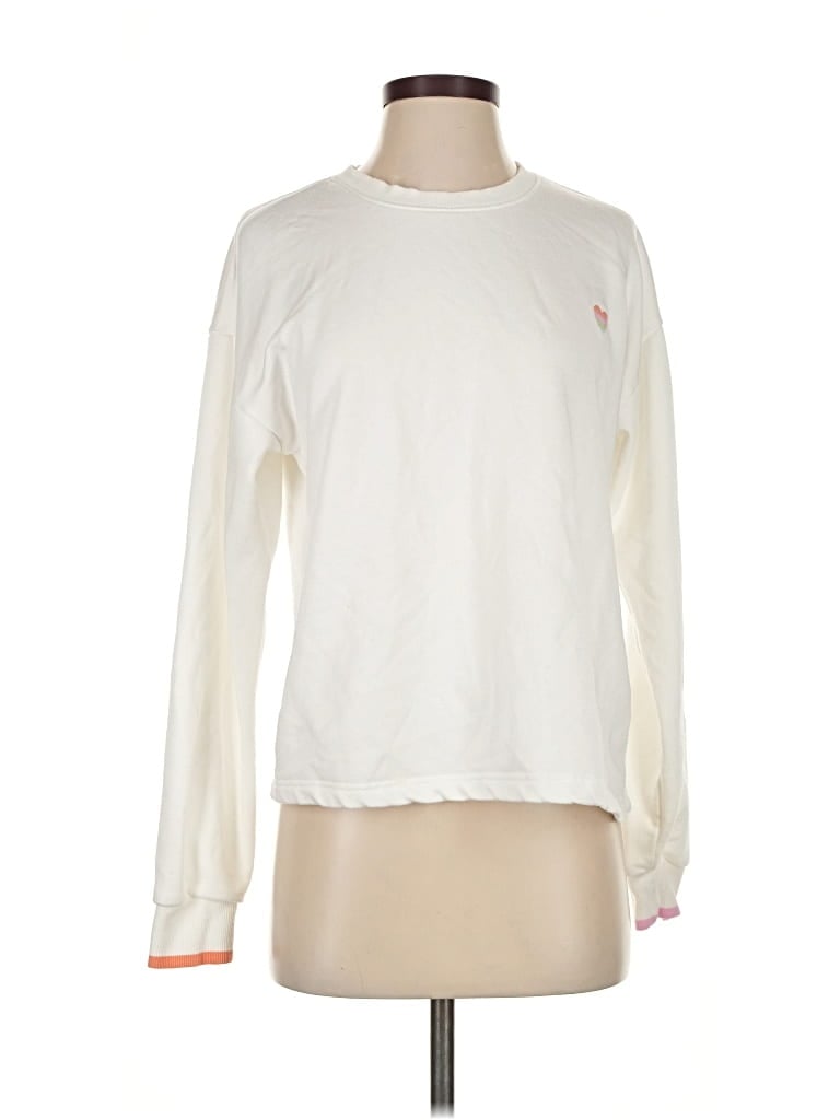 Pre-owned Pj Salvage Sweatshirt In White