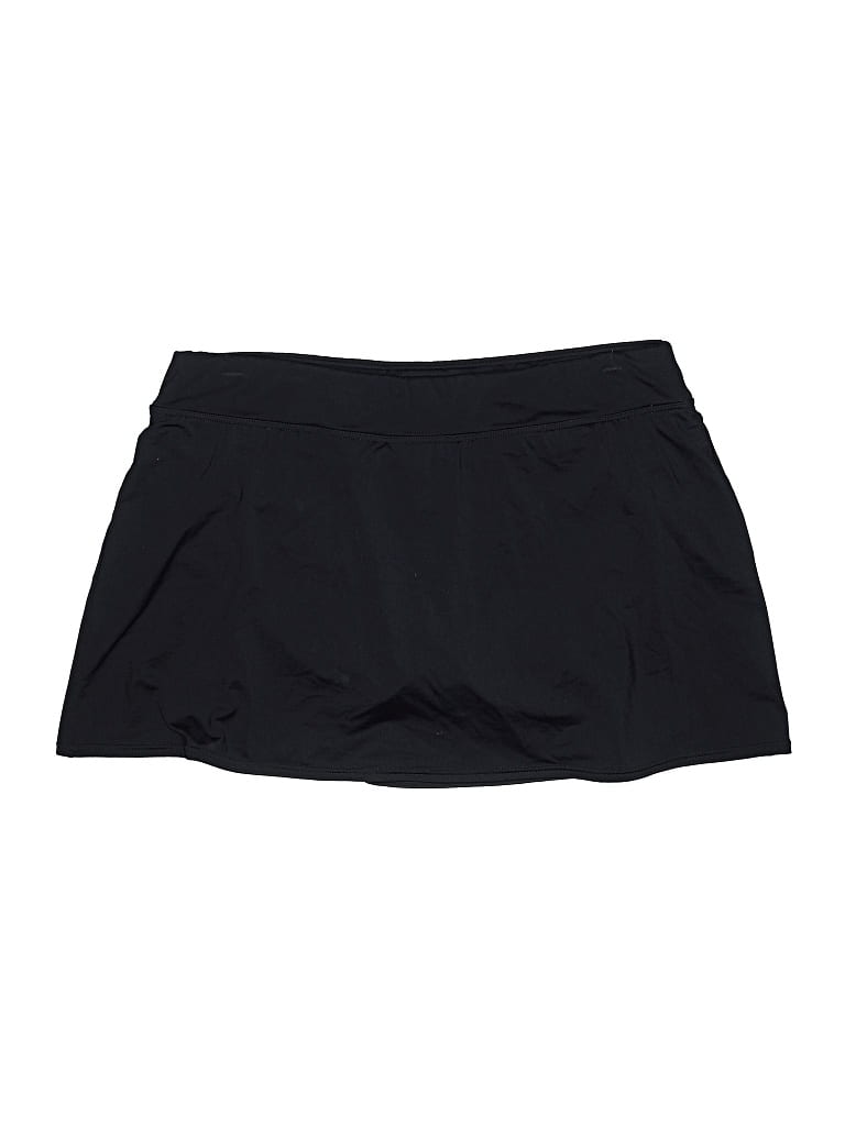 Pre-owned Lands' End Active Skort In Black