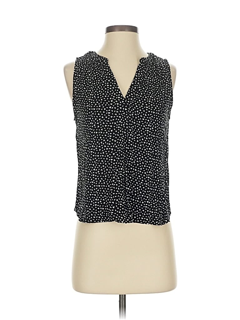 Pre-owned Banana Republic Sleeveless Blouse In Black