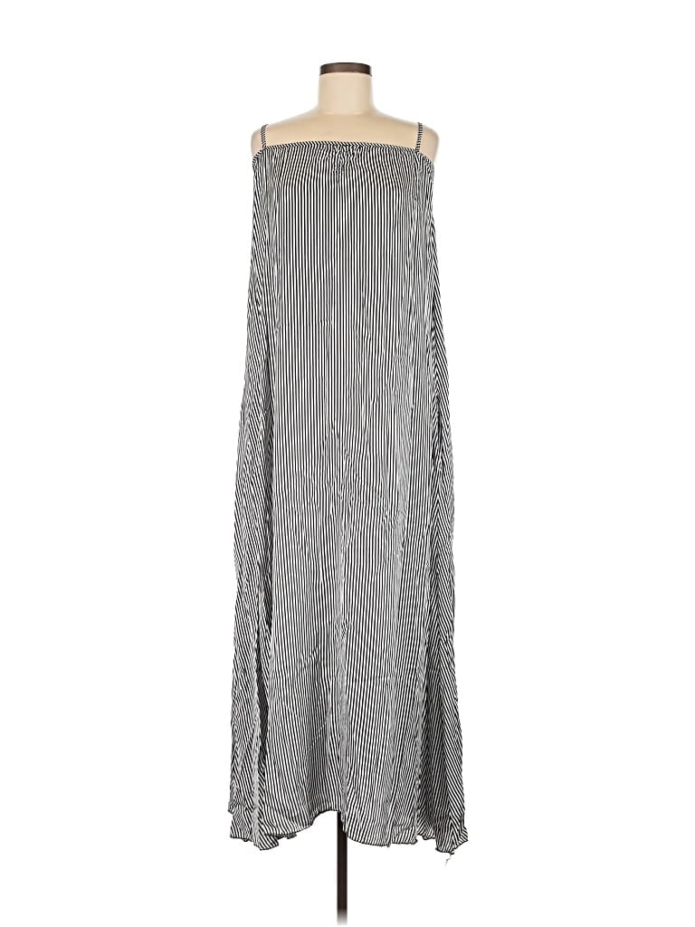 Pre-owned Assorted Brands Casual Dress In Gray