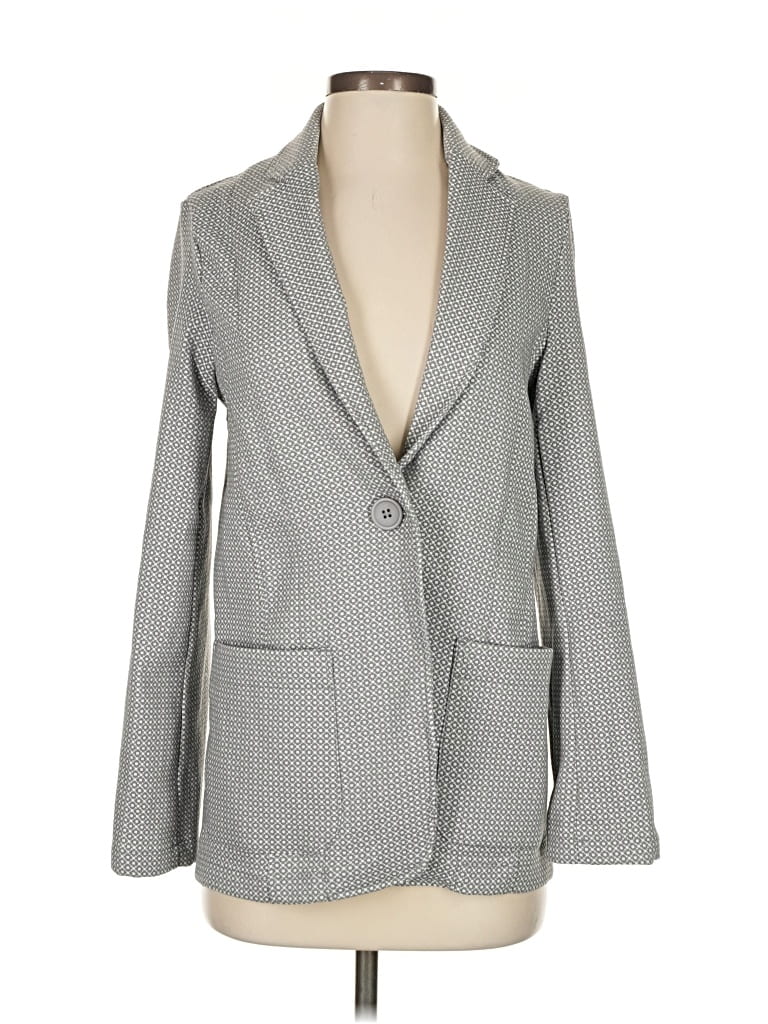 Max Studio Blazer Jacket In Gray