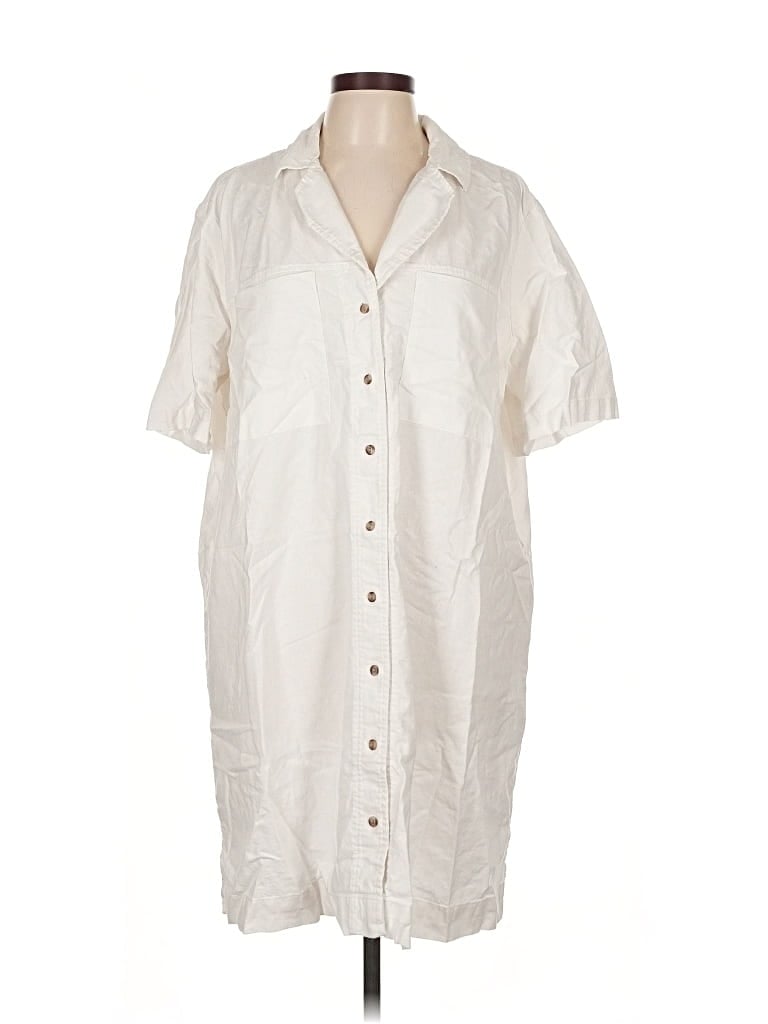 Pre-owned Universal Thread Casual Dress In White