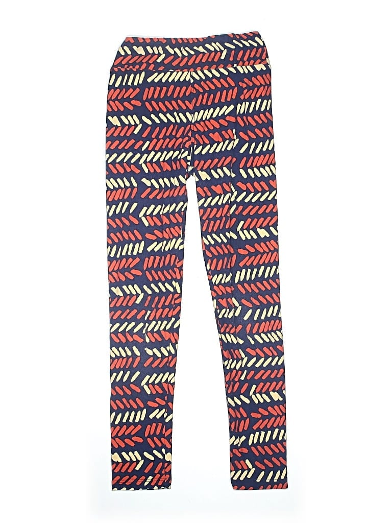Pre-owned Lularoe Kids' Casual Pants In Blue