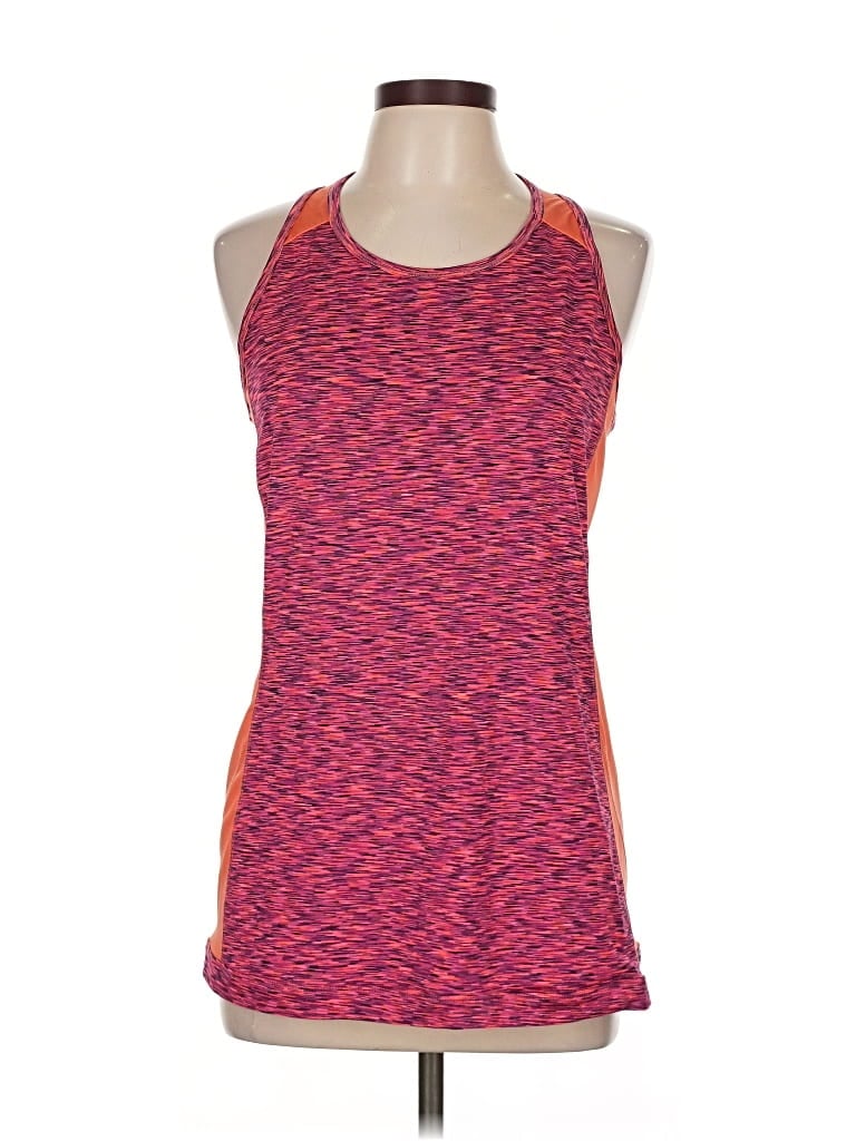 Pre-owned Christopher & Banks Sleeveless Top Orange Halter Neckline Tops