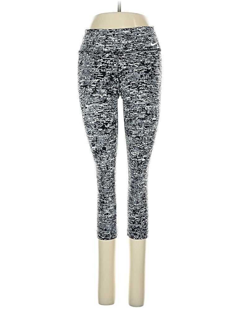 Pre-owned Nike Leggings In Silver