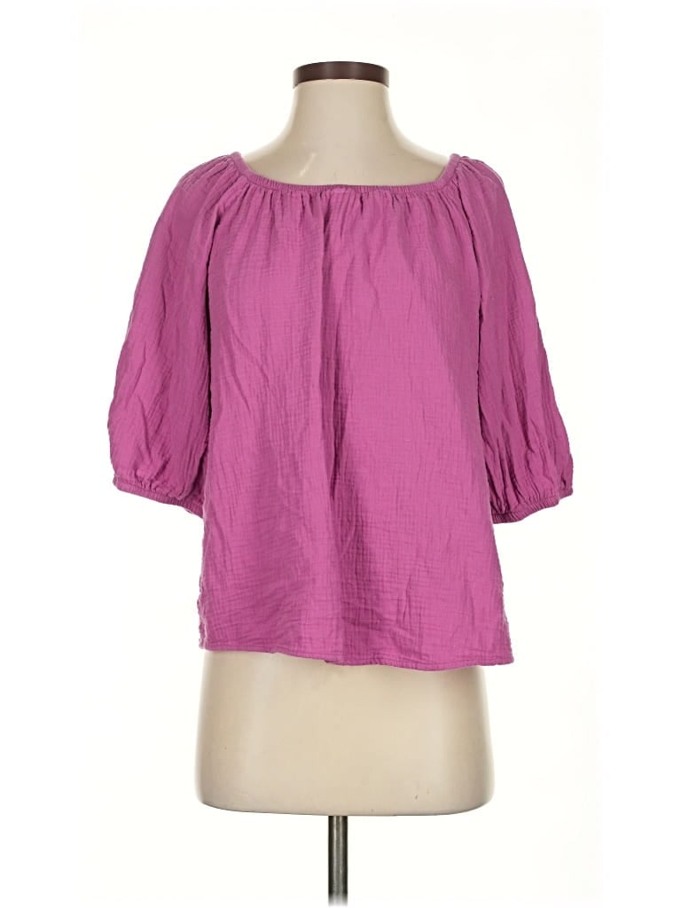 Pre-owned Universal Thread 3/4 Sleeve Blouse In Pink