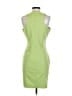 Spiegel Solid Green Casual Dress Size 4 - photo 2