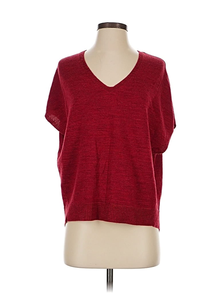 Pre-owned Coldwater Creek Cardigan Sweater In Red