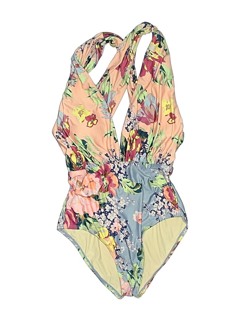 Pre-owned Allihop One Piece Swimsuit In Yellow