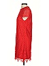 Francesca's 100% Polyester Red Cocktail Dress Size S - photo 5