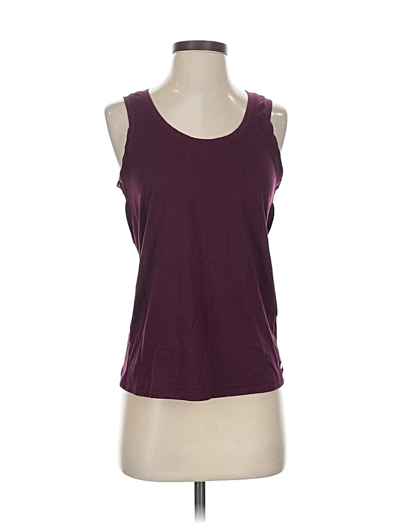 Pre-owned Fabletics Active Tank Top In Burgundy