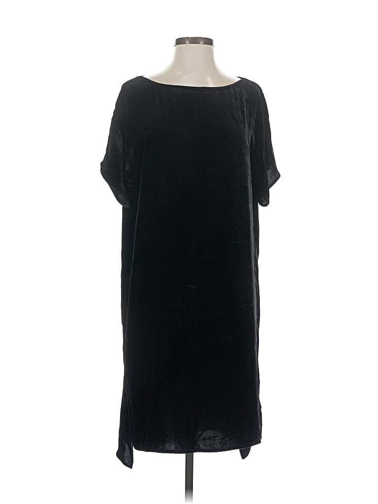 Pre-owned Eileen Fisher Casual Dress In Black