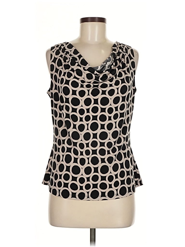 Pre-owned Calvin Klein Sleeveless Blouse In Black