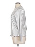 Jessica Simpson Metallic Silver Long Sleeve Blouse Size XL - photo 5