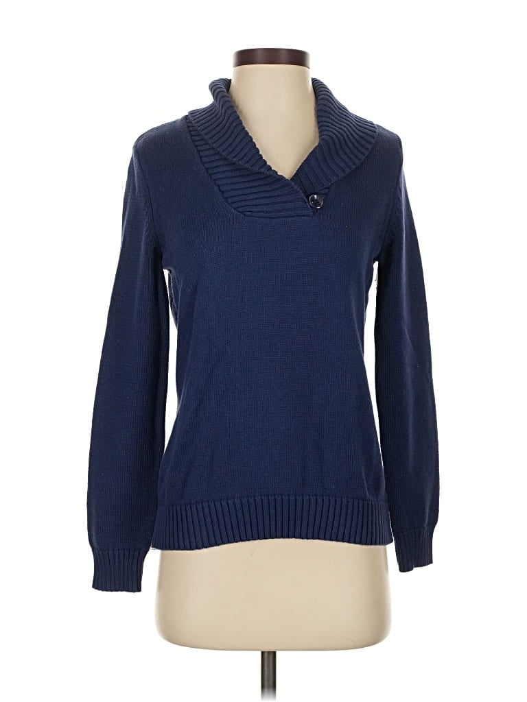 Pre-owned Karen Scott Pullover Sweater In Blue