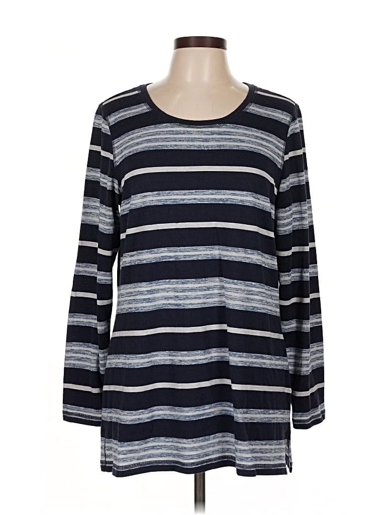 Pre-owned Christopher & Banks Pullover Sweater In Blue