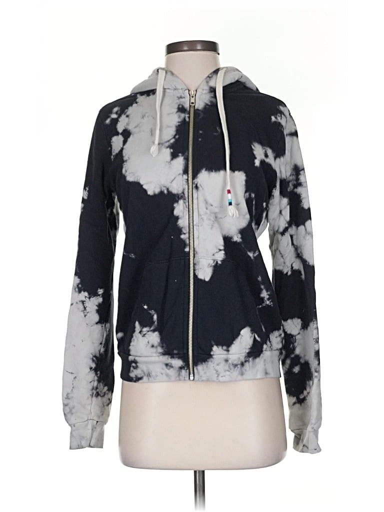 Pre-owned Sol Angeles Zip Up Hoodie In Gray