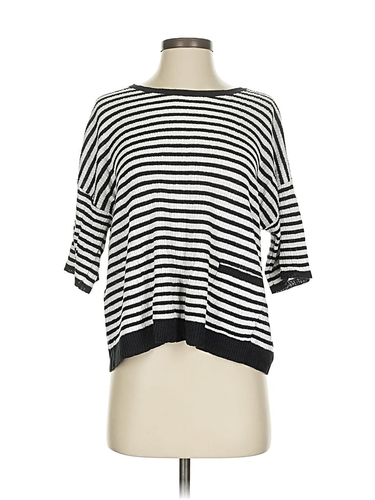 Pre-owned Eileen Fisher Cardigan Sweater In Black