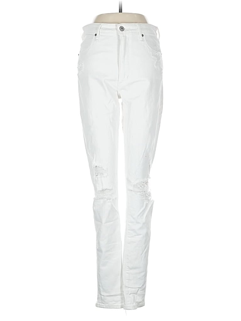 Pre-owned Abercrombie & Fitch Jeans In White