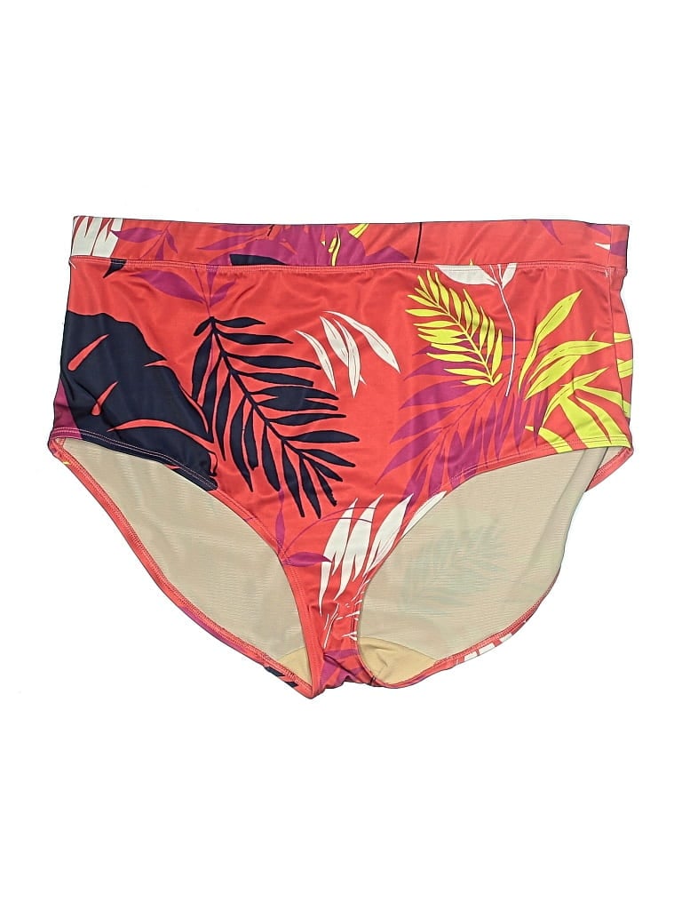 Pre-owned Swim By Cacique Swimsuit Bottoms In Red