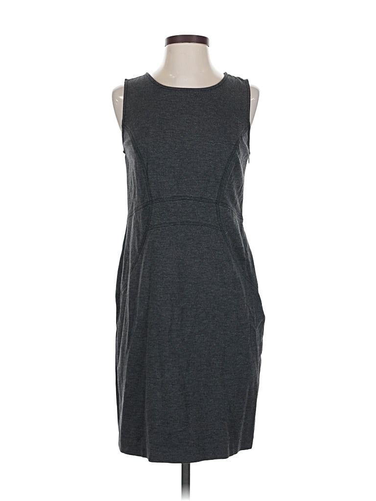 Pre-owned Ann Taylor Loft Casual Dress In Gray