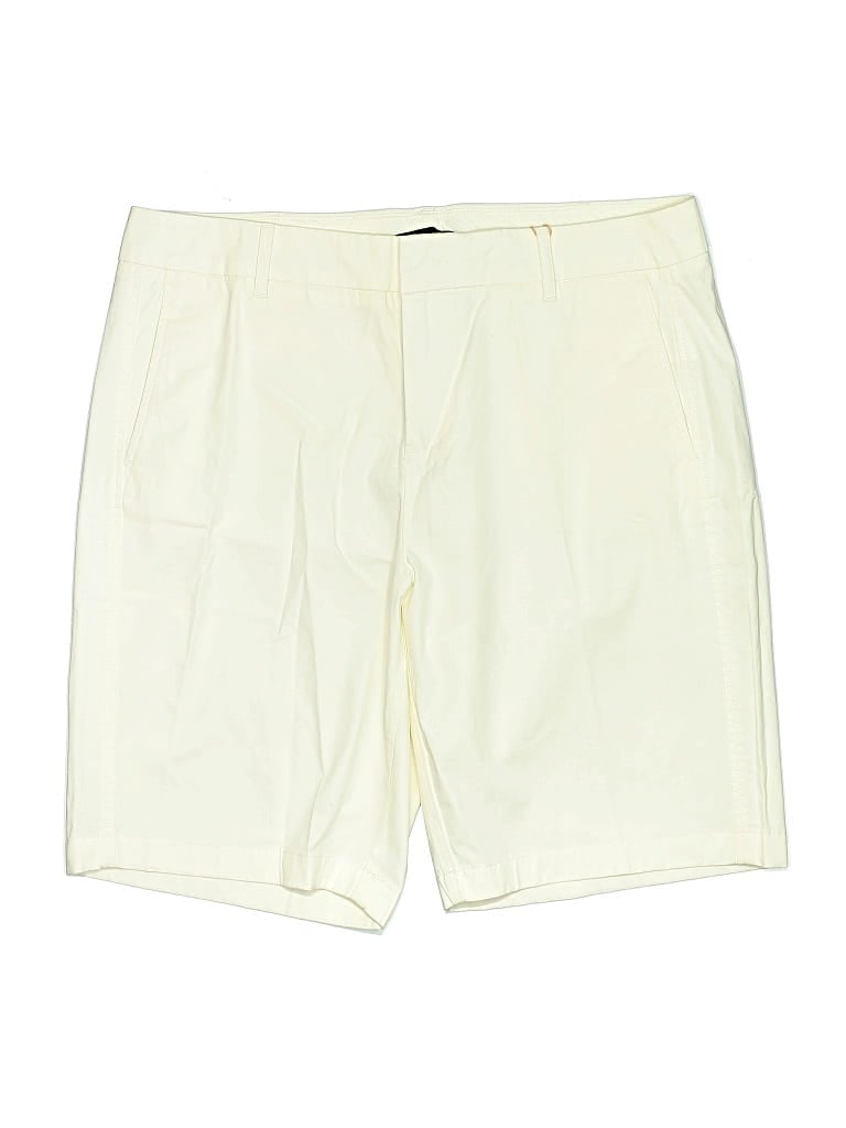 Pre-owned Quince Khaki Shorts In White