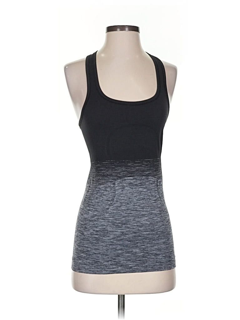 Pre-owned Lululemon Athletica Active Tank Top In Gray