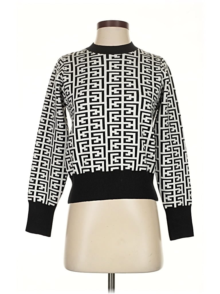 Pre-owned Début Pullover Sweater In White