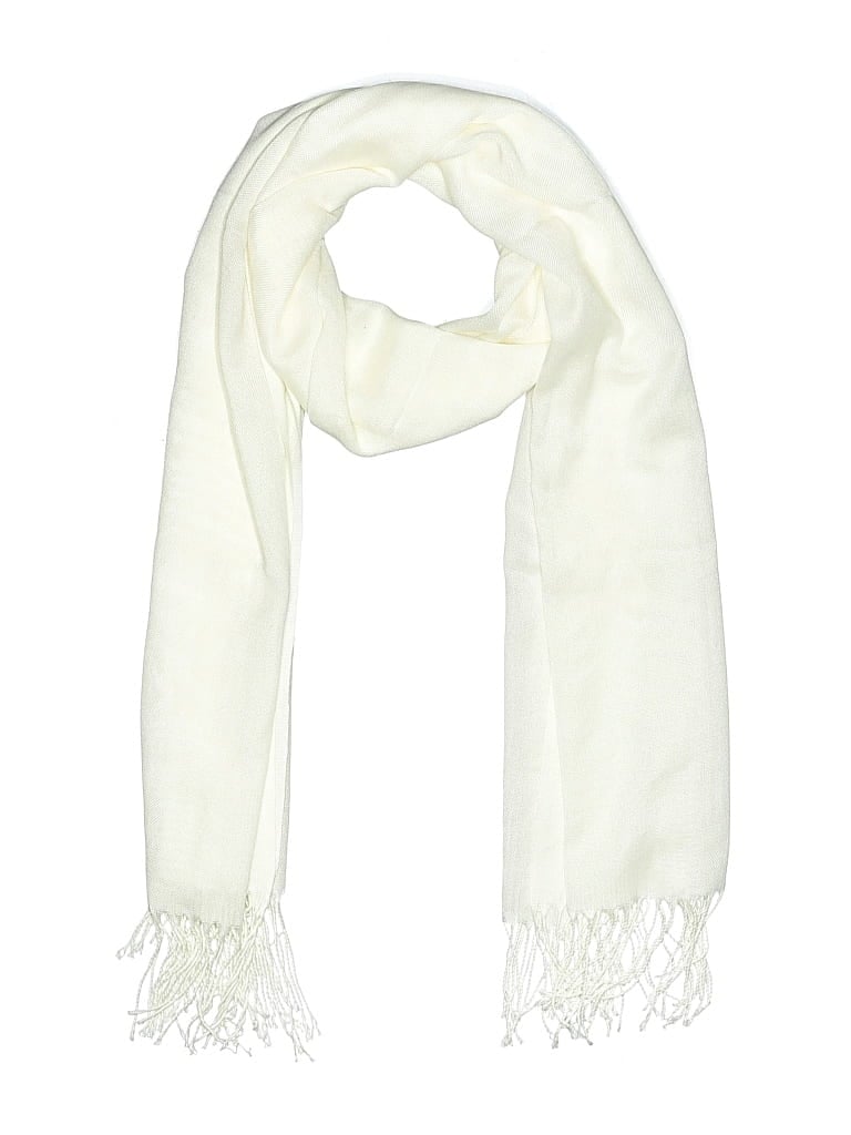 Pre-owned Unbranded Scarf In White