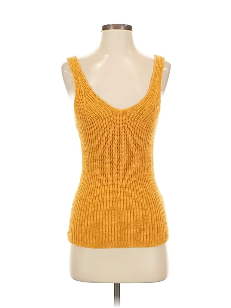 Pre-owned Madewell Pullover Sweater In Yellow