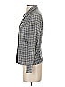 Morgan Taylor Checkered-gingham Gray Blazer Size 2 - photo 5