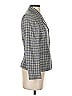 Morgan Taylor Checkered-gingham Gray Blazer Size 2 - photo 4