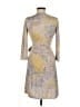 BCBGMAXAZRIA Paisley Tan Ivory Casual Dress Size XS - photo 2