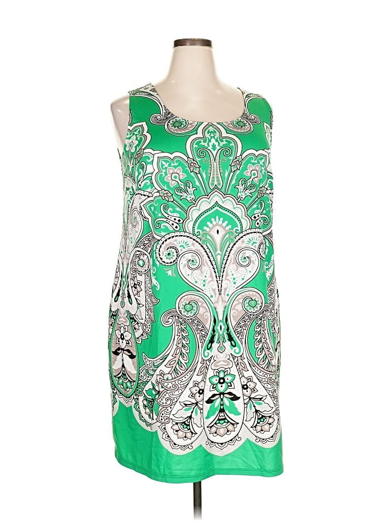 Pre-owned Inc International Concepts Cocktail Dress In Green