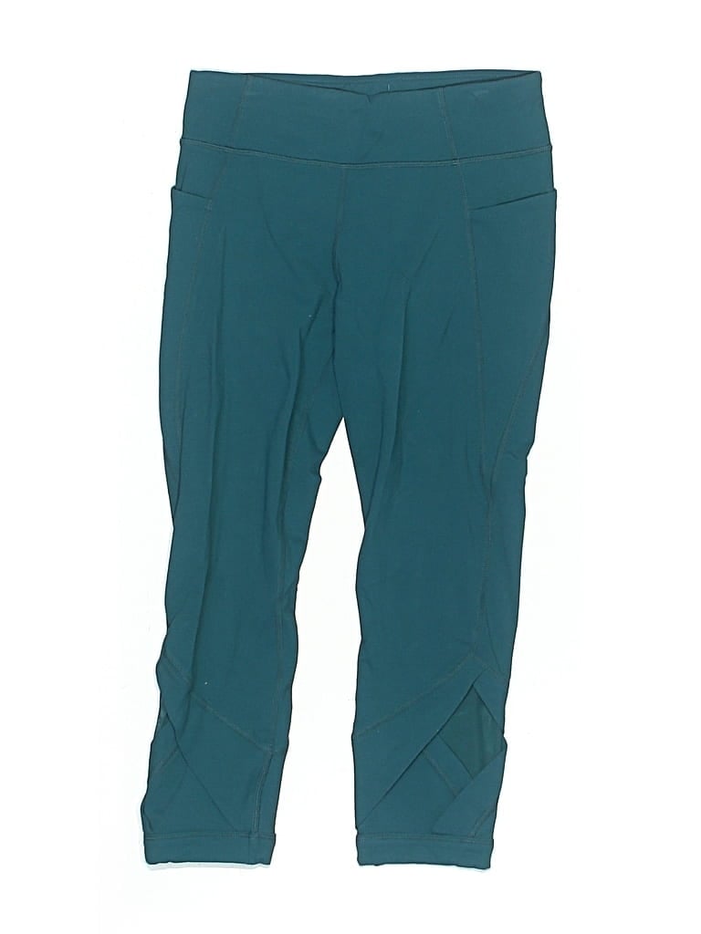 Pre-owned Athleta Girl Kids' Active Pants In Blue