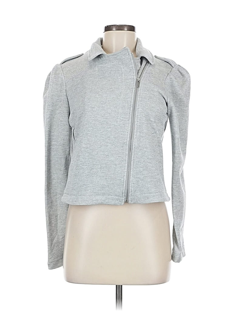 Pre-owned Lauren Conrad Jacket In Silver