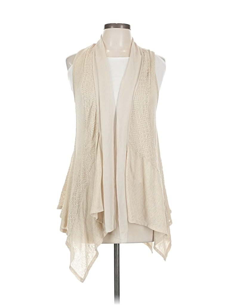 Pre-owned Jeans By Buffalo Cardigan Sweater In White