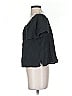 Rails 100% Cotton Black Short Sleeve Blouse Size XS - photo 5