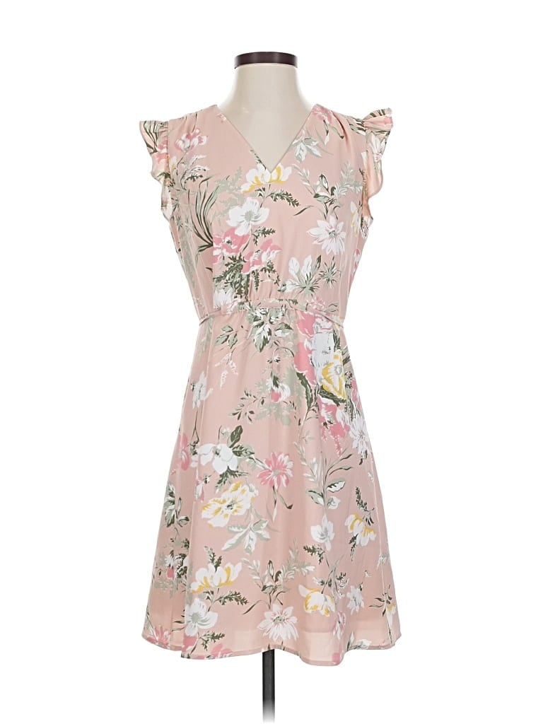 Pre-owned Ann Taylor Loft Outlet Casual Dress In Pink