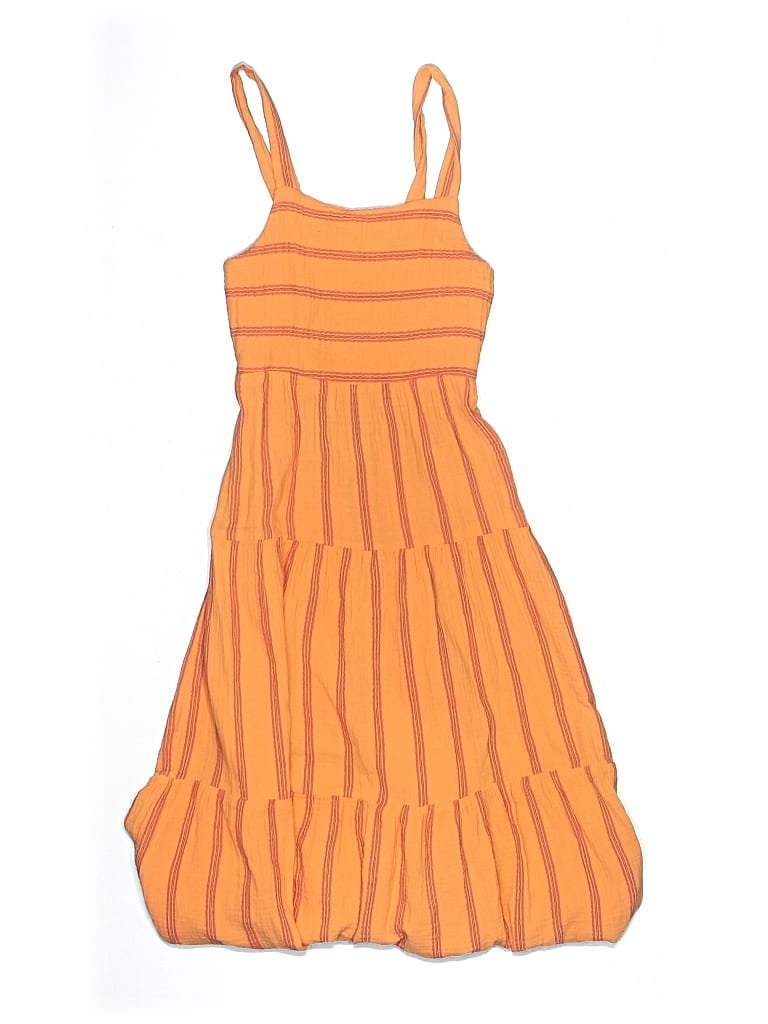 Pre-owned Zara Kids' Dress In Orange
