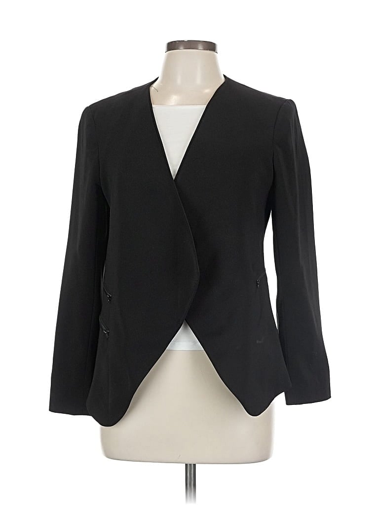 Pre-owned Halogen Blazer Jacket In Black