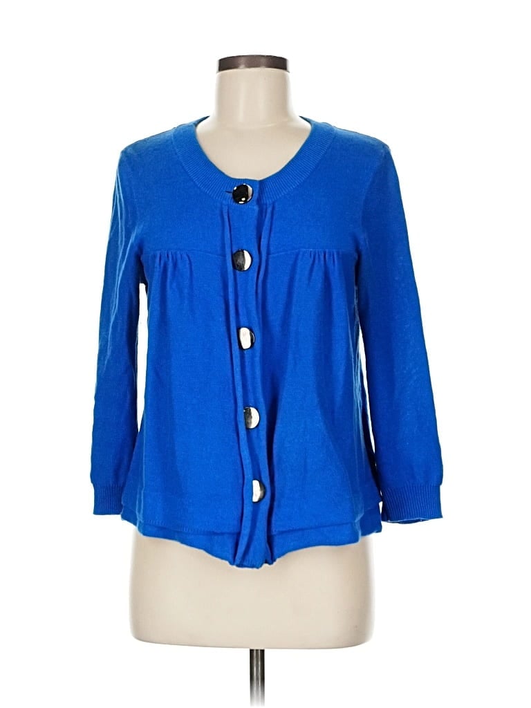 Pre-owned H&m Cardigan Sweater In Blue