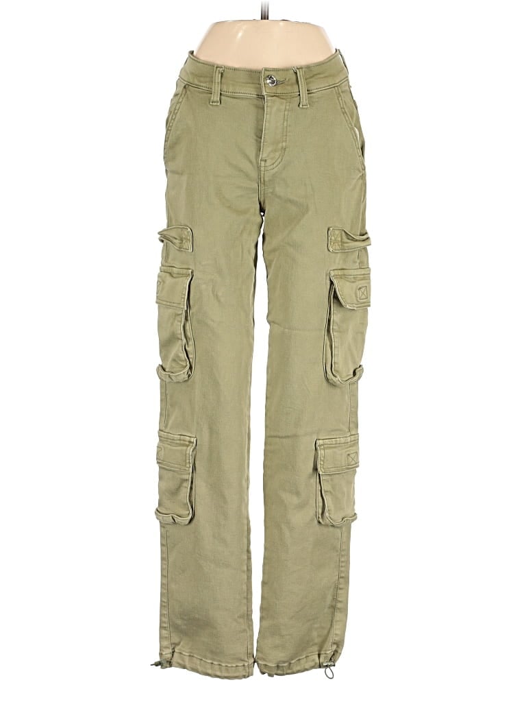 Pre-owned Lovegen Cargo Pants In Green