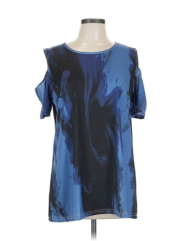 Pre-owned Beyond This Plane Short Sleeve T-shirt In Blue