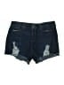 SOFIA Blue Denim Shorts Size 16 - photo 1