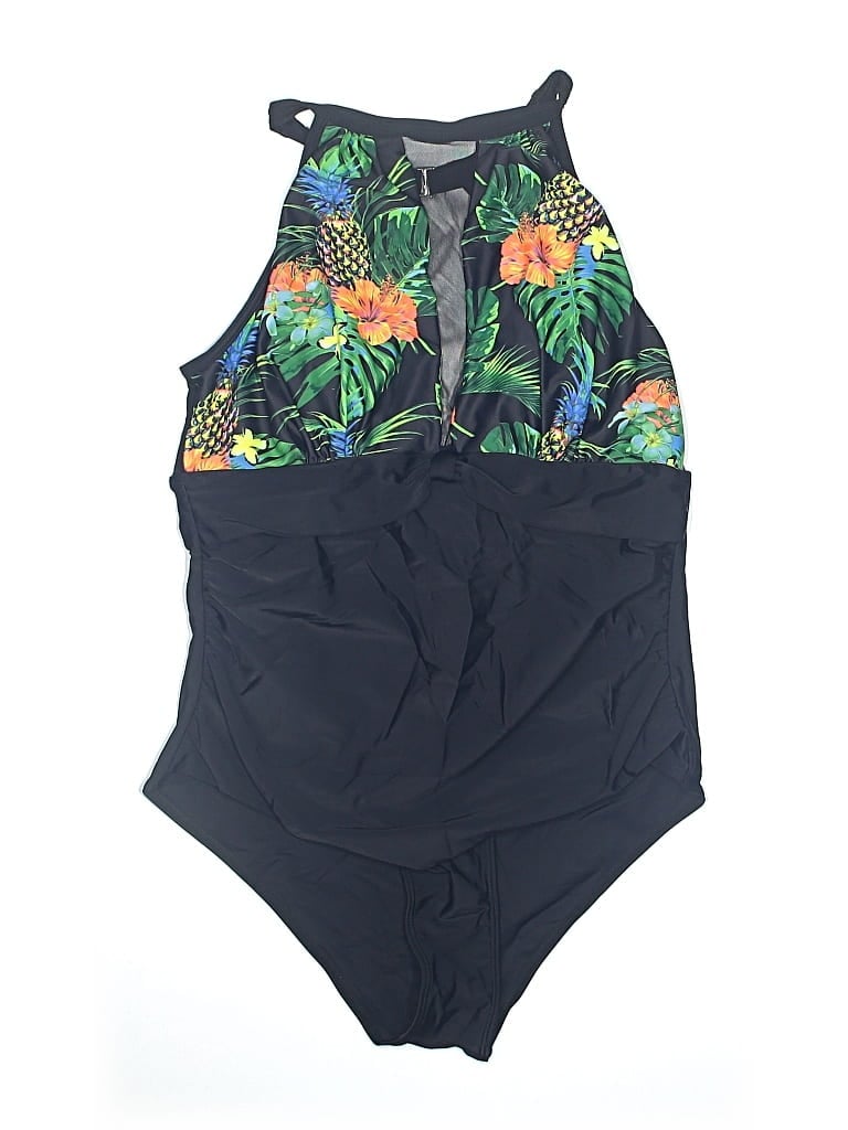 Pre-owned Unbranded One Piece Swimsuit In Blue