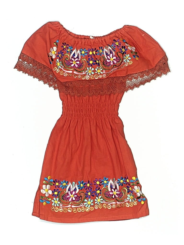 Pre-owned Unbranded Kids' Dress In Red